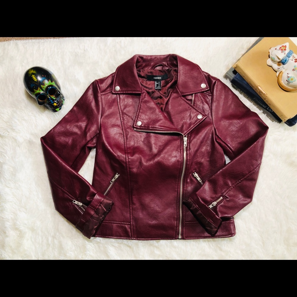 Faux Leather Jacket